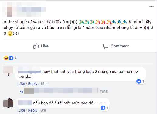 Bất mãn vì The Shape of Water thắng Oscar, dân mạng lôi nhau đi ăn trứng vịt luộc!